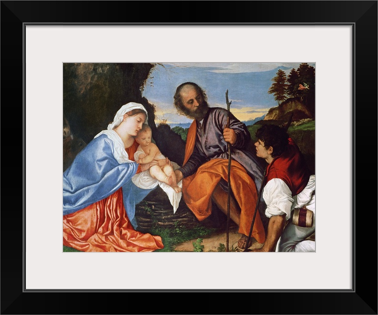 The Holy Family and a Shepherd, c.1510