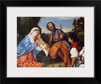 The Holy Family and a Shepherd, c.1510