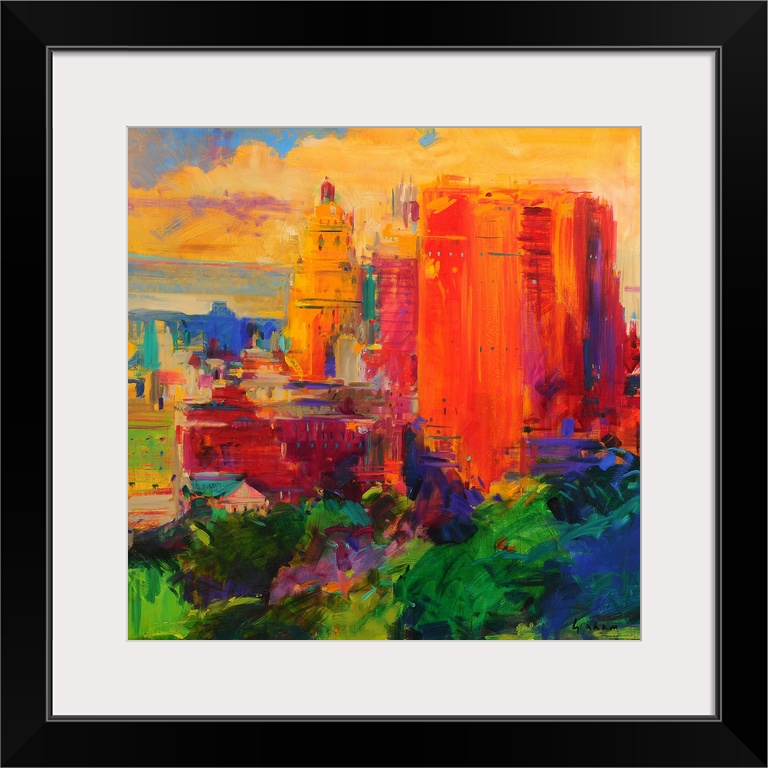 The Majestic, New York (originally oil on canvas) by Graham, Peter
