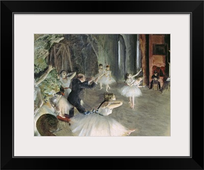The Rehearsal of the Ballet on Stage, c.1878 79