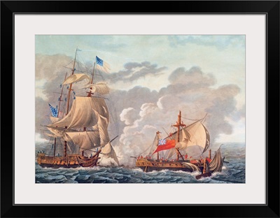 The Taking of the English Vessel The Java by the American Frigate, The Constitution