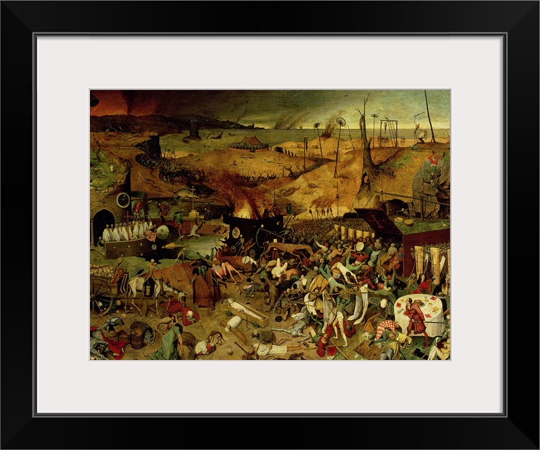 XIR457 The Triumph of Death, c.1562 (oil on panel) (for details see 69068-71 and 156438)  by Bruegel, Pieter the Elder (c....