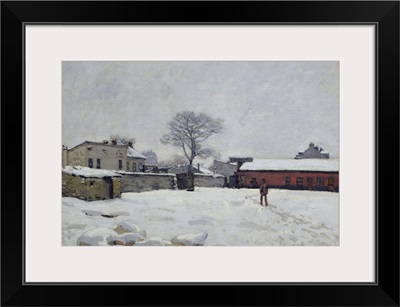 Under Snow: The Farmyard At Marly-Le-Roi, 1876