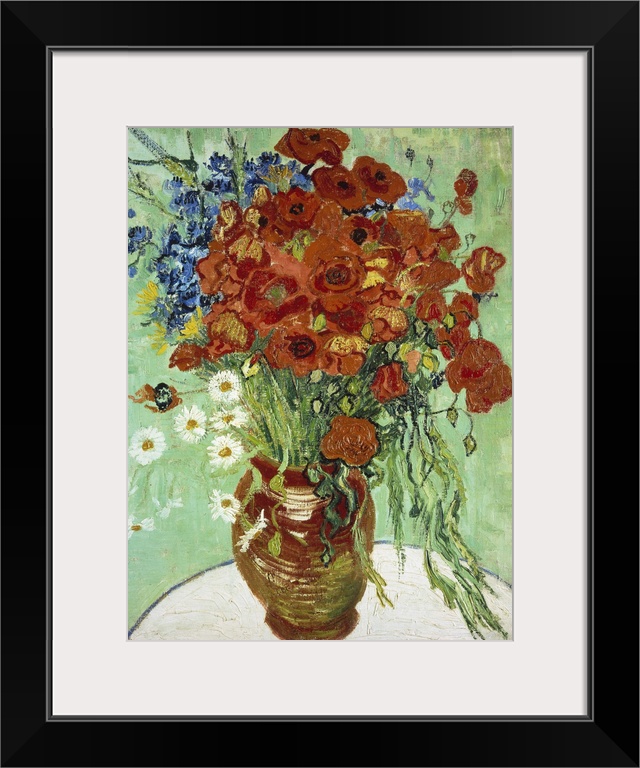 Vase With Cornflowers And Poppies, 1890