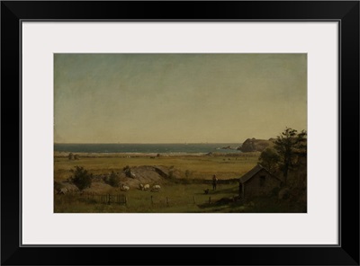 View Near Newport, Rhode Island, 1840-70