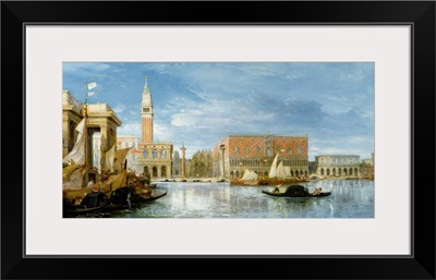 View of the Molo and the Palazzo Ducale in Venice