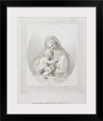 Virgin and Child, engraved by Luigi Schiavonetti, 1793