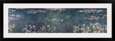 Waterlilies: Green Reflections, 1914 18 (left and right section)
