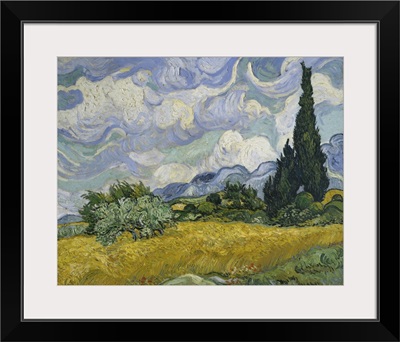 Wheat Field With Cypresses, 1889