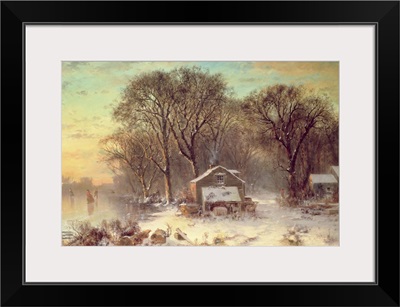 Winter in Malden, Massachusetts, 1864
