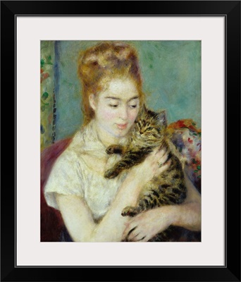 Woman with a Cat, c.1875