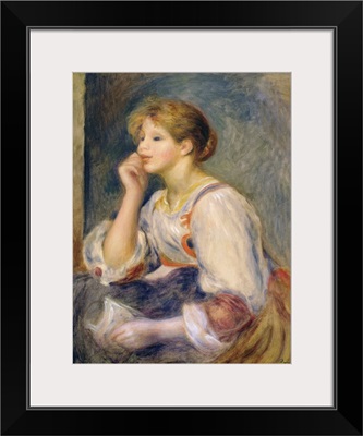 Woman with a letter, c.1890