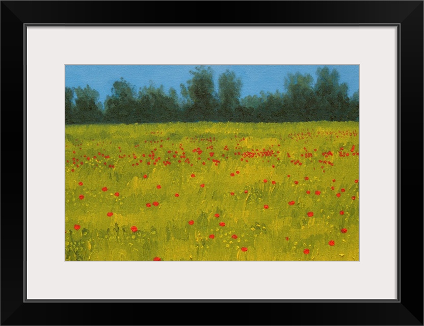 Yellow Field with Poppies, 2002