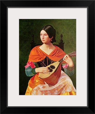 Young Woman with a Mandolin, 1845-47