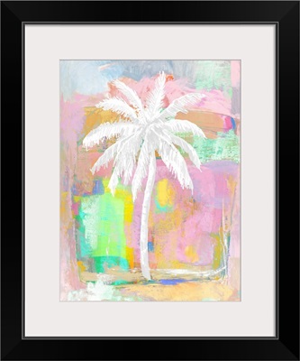 Abstract Pastel Palm