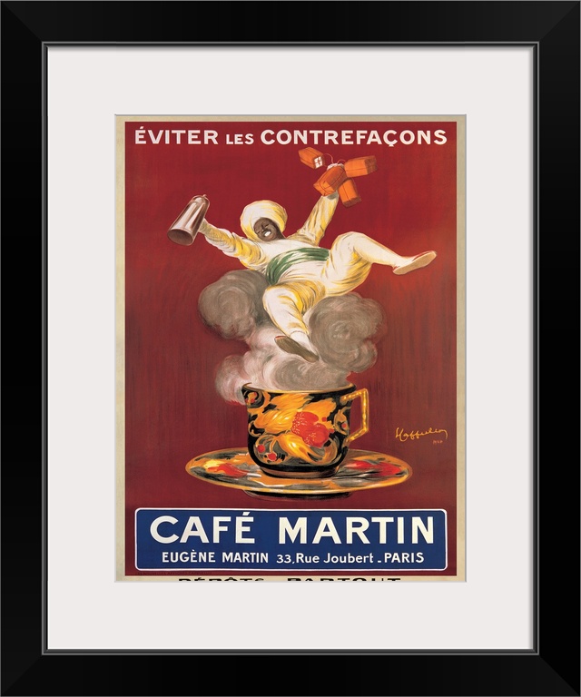 Vintage advertisement for Cafe Martin, 1921.