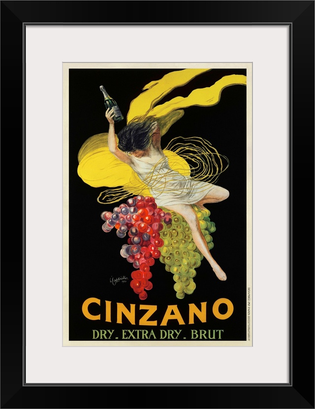 Vintage advertisement of Cinzano (1920) by Leonetto Cappiello.