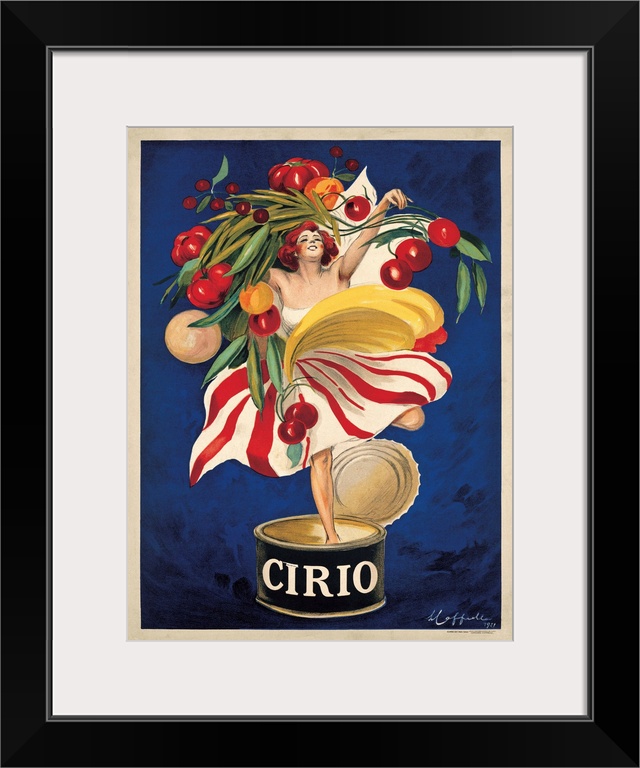 Vintage advertisement for Cirio Italian food company.