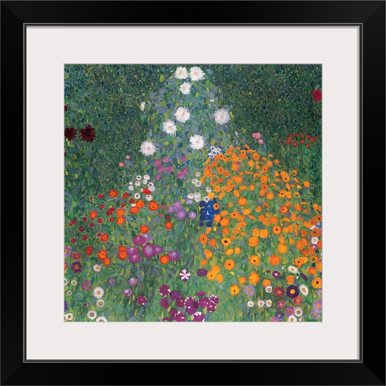 Flowery Garden ( 1906) by Gustav Klimt.