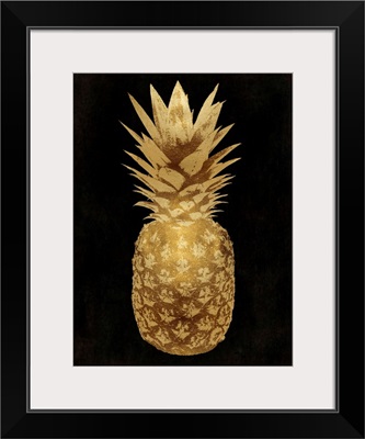 Gold Pineapple on Black II