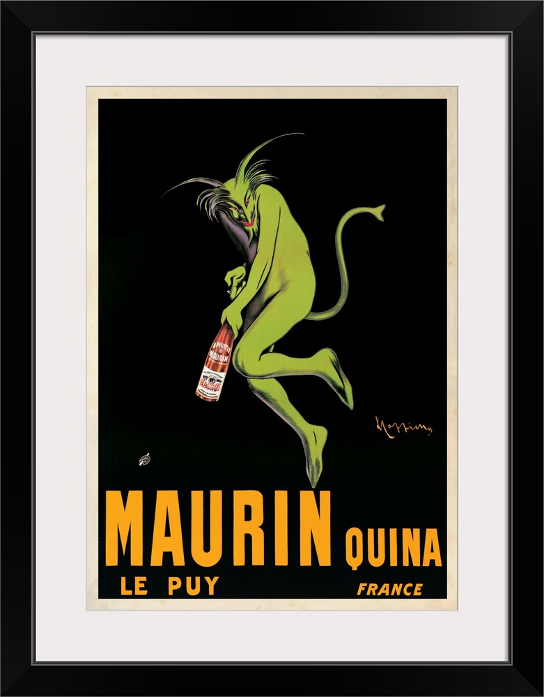 Vintage advertisement of Maurin Quina, 1920 ca by Leonetto Cappiello.