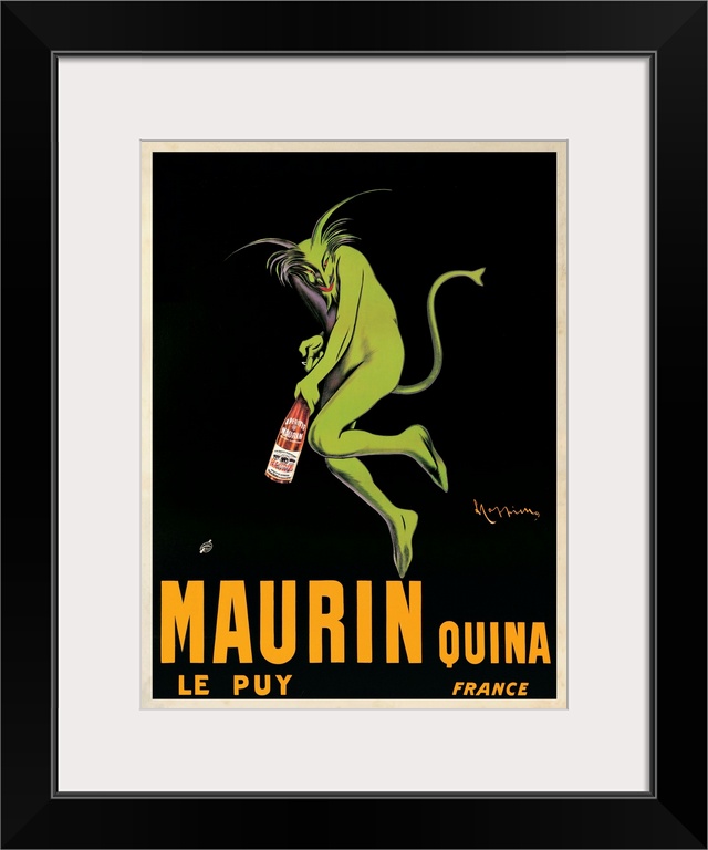 Vintage advertisement of Maurin Quina, 1920 ca by Leonetto Cappiello.