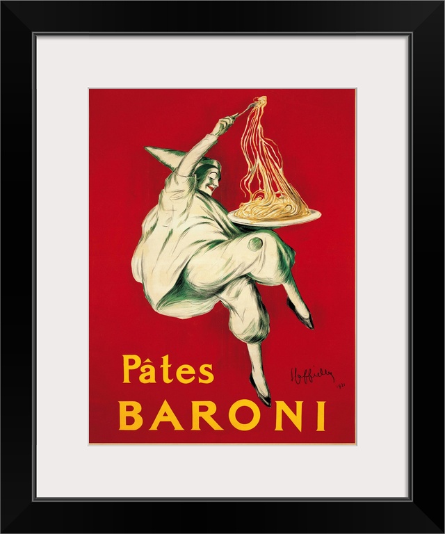 Vintage advertisement of Pates Baroni, 1921 by Leonetto Cappiello.