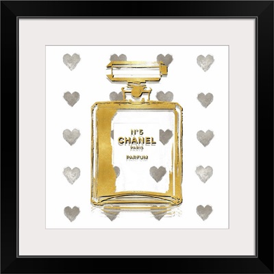 Perfume with Silver Hearts