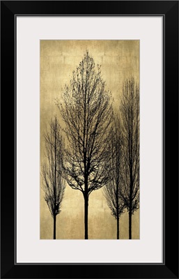 Tree Silhutette on Gold II