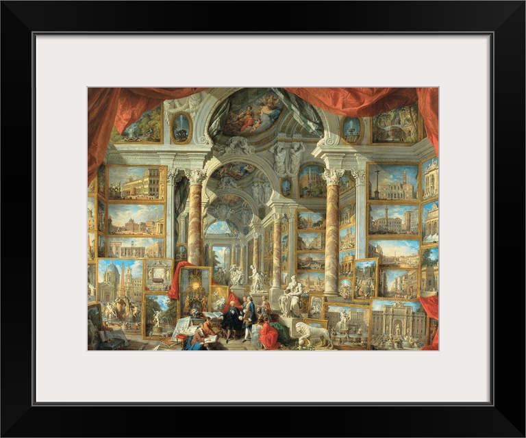 Picture Gallery with Views of Modern Rome is a 1757 painting by Italian artist Giovanni Paolo Panini.