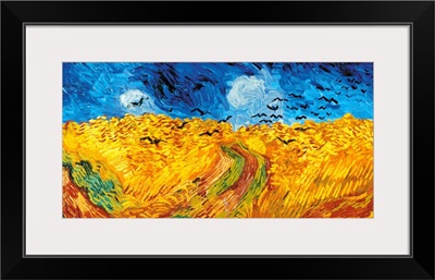 Wheat Field with Crows