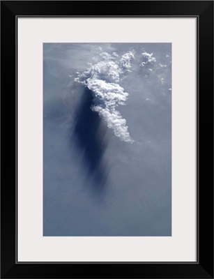 Cloud and shadow, late afternoon over the Ganges River delta