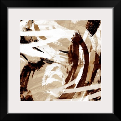 Abstract Brown Brush