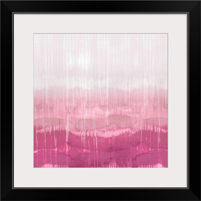 Abstract Drip Pink