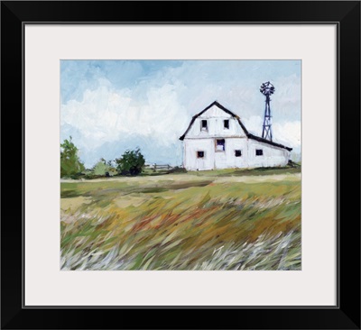 Barn With Windmill