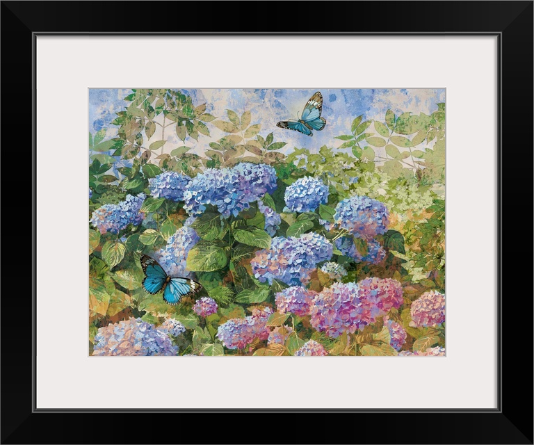 Bring the garden indoors with this stunning scenic image