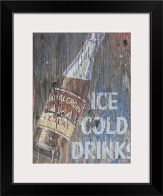 Ice Cold Drinks Sign