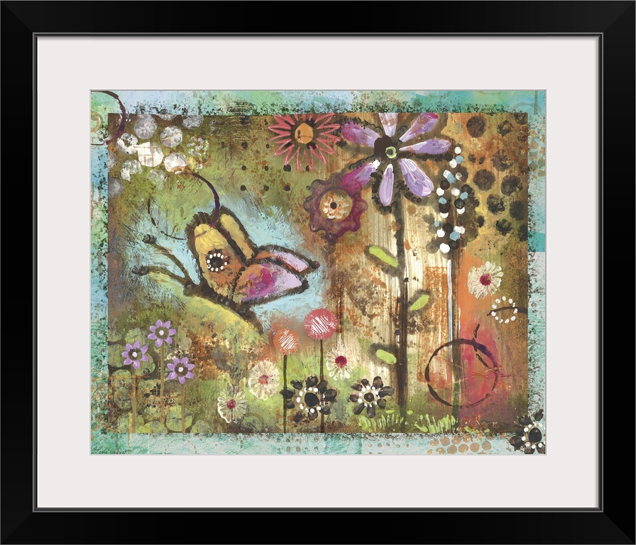 Abstract and colorful nature scene great for any room.