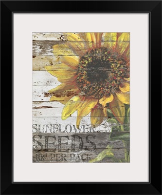 Sunflower Seeds Sign
