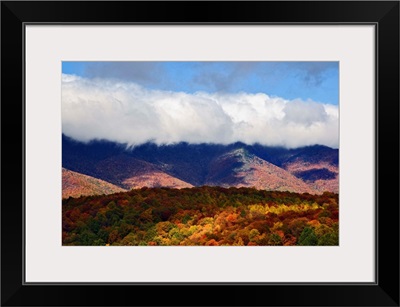 Autumn view of Appalachian Mountains, North Carolina