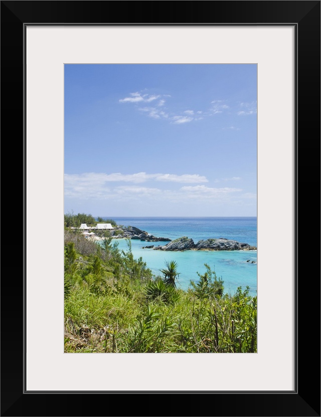 Bermuda. East Whale Bay beach at Fairmont Southampton Princess hotel.