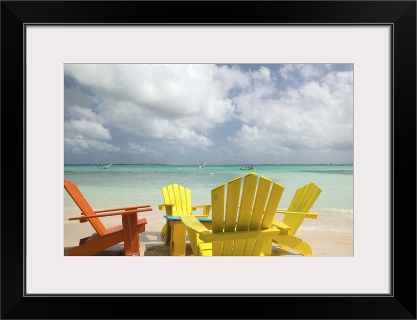 ABC Islands - BONAIRE - Sorobon Beach: Beach Chairs