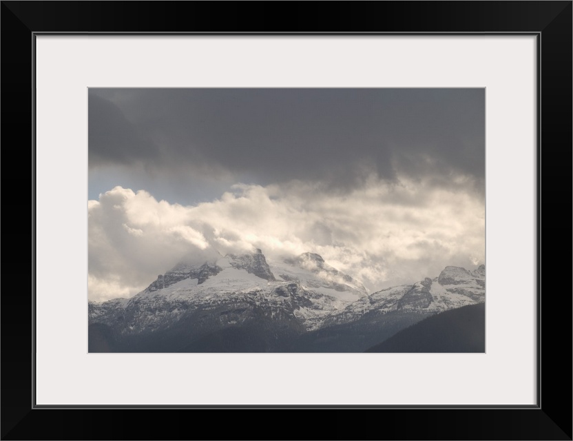 British Columbia, Revelstoke Area, Mountain Snow and Fog, Glacier National Park