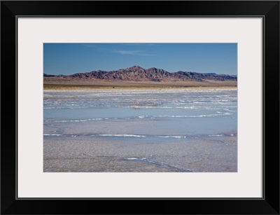 California, Amboy. Salt flats, Bristol Dry Lake, Mojave Desert