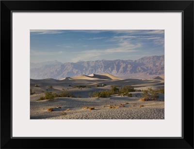 California, Death Valley National Park, Mesquite Flat Sand Dunes, late afternoon