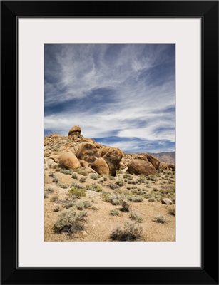 California, Eastern Sierra Nevada Area, Lone Pine, landscape of the Alabama Hills