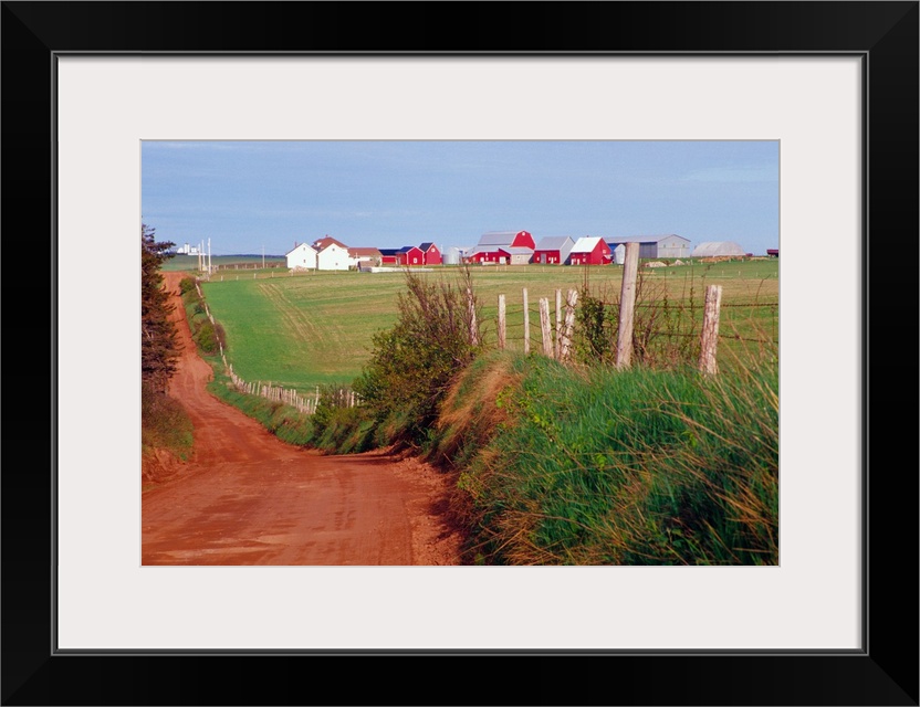 N.A. Canada, Prince Edward Island.  A country farm near Cape Tryon.