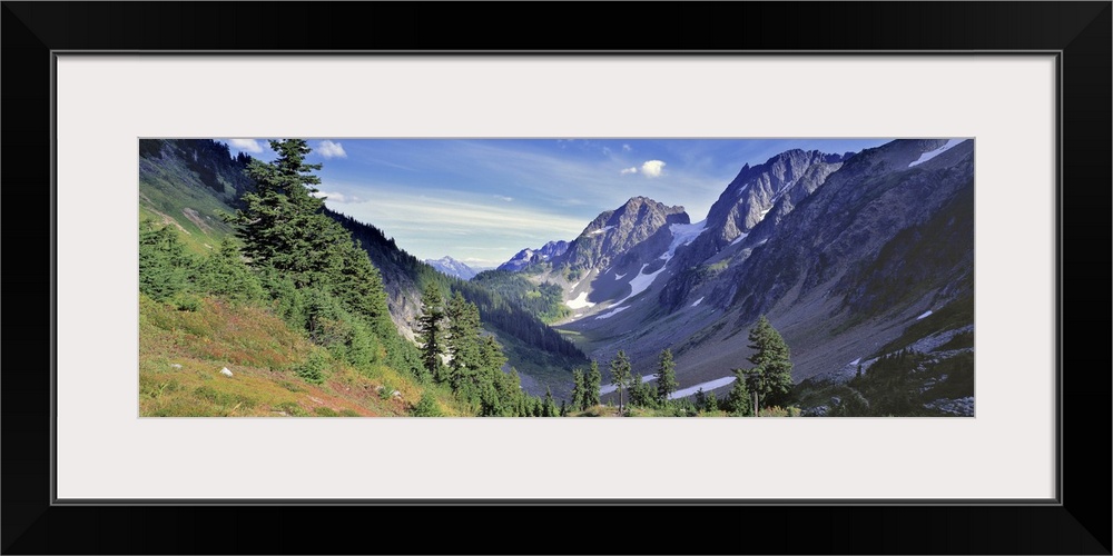 Cascade Pass is the reward after a long hike into the North Cascades National Park, Washington State.