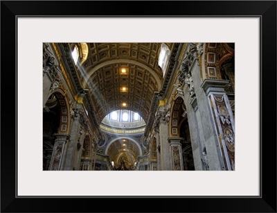 Europe, Italy, Rome. St. Peter's Basilica (aka Basilica di San Pietro), interior