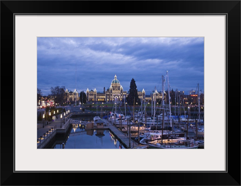 Evening, Inner Harbour, Victoria, British Columbia, Canada